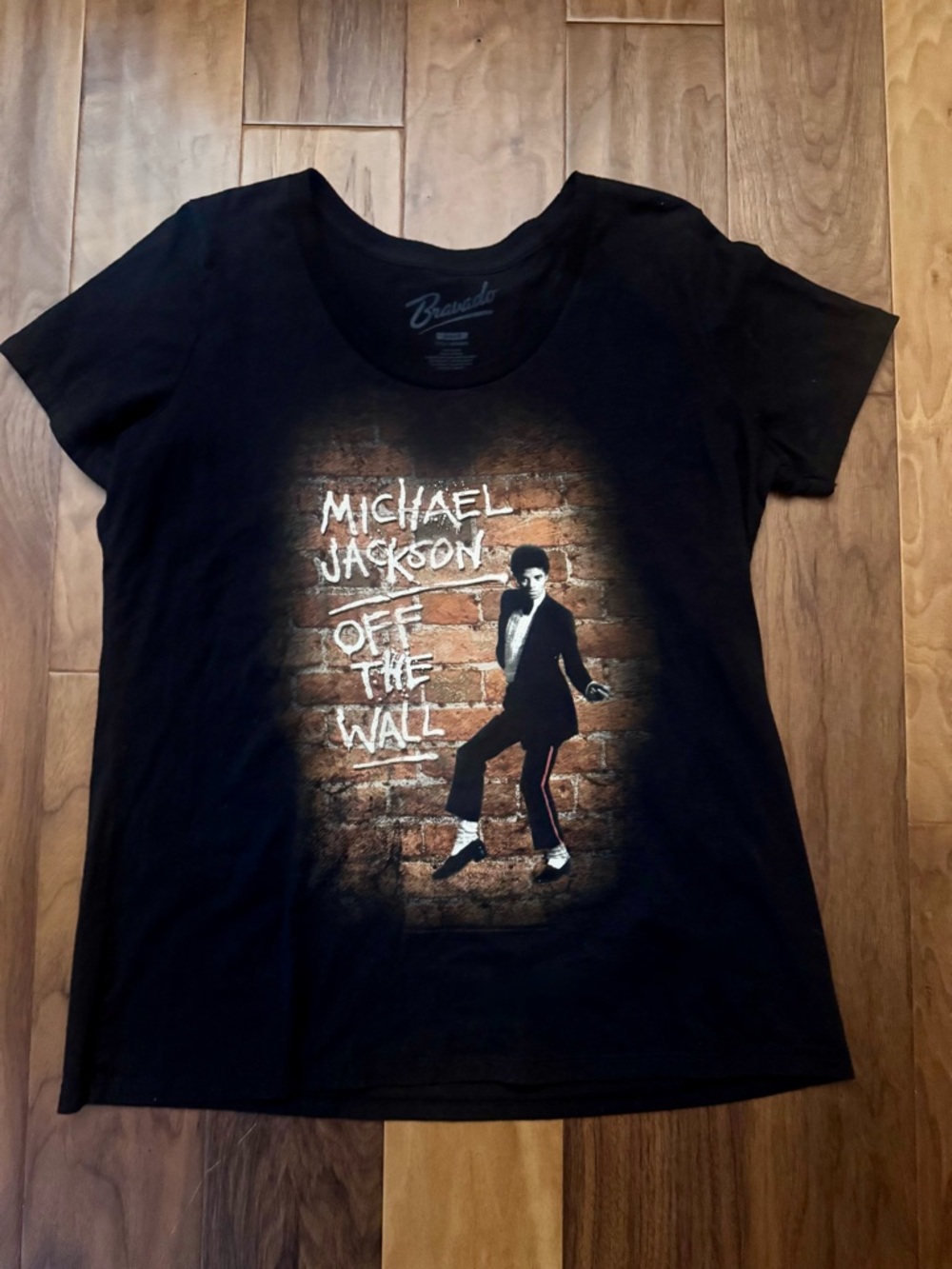 Women’s Michael Jackson 'Off The Wall' Black Graphic Tee